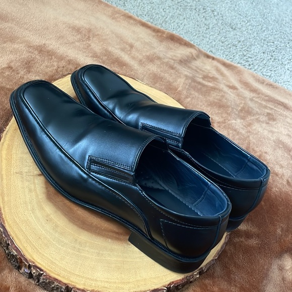 Joseph Abboud Moc Toe Dress Loafers Black size 10